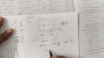 Inverse Trigonometric Function objective questions || class 12 maths verma
