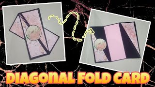Diagonal Fold Card Tutorial♥