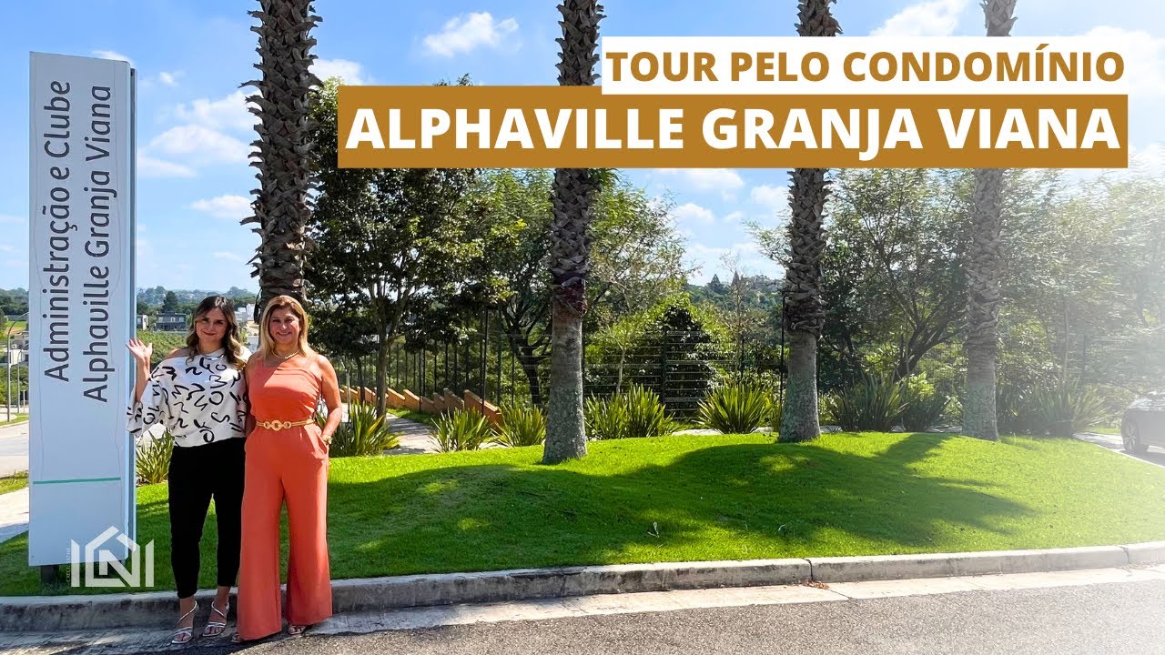 TOUR CONDOMÍNIO ALPHAVILLE GRANJA VIANA - UM DOS MAIS BUSCADOS DA REGIÃO