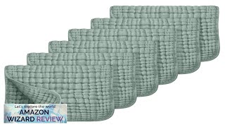 Looxii Muslin Burp Cloths 100% Cotton Large 20''x10'' Extra Soft and Absorbent Review