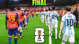 SPAIN vs ARGENTINA - FINAL World Cup 2026 | eFootball PES Gameplay