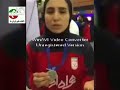 دلخوری اعتدادی ستاره فوتسال زنان ايران از شبكه ورزش و صداوسیما از شبكه های مجازی متشكريم 