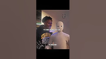 W Speed Robot Knows Who THE GOAT IS🥶🐐 #ishowspeed #ronaldo #robot #edit