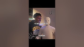 W Speed Robot Knows Who THE GOAT IS🥶🐐 #ishowspeed #ronaldo #robot #edit