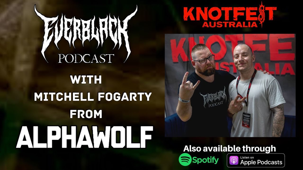 Mitchell Fogarty from ALPHA WOLF at Knotfest Brisbane
