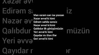 Kərim-Günahkar mavi xəzərdir (slowed/uzun versiya) Resimi