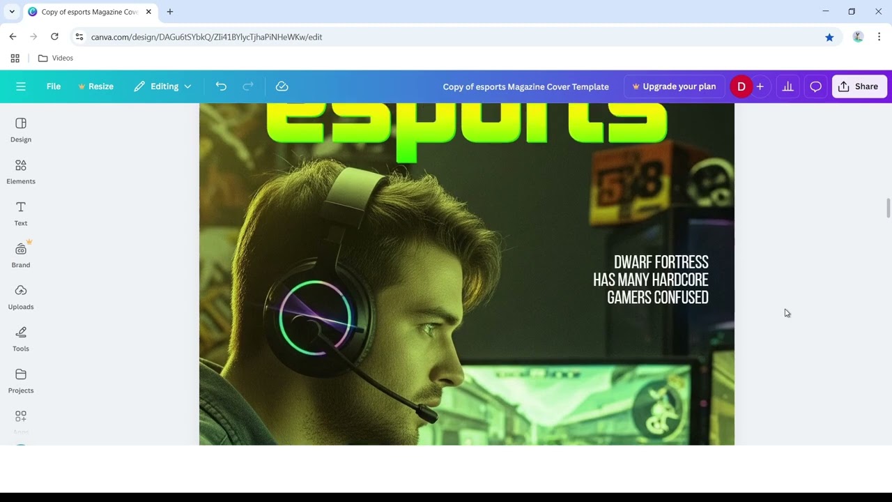 How to Create Your Own Custom Magazine Cover from a Template from Digital Template Forge