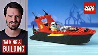Vintage LEGO Town 6679 Dark Shark (1991) | Full Build
