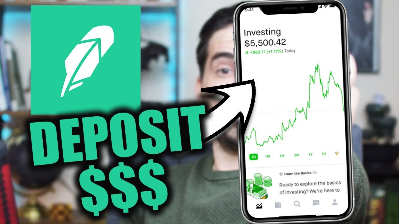 how-to-deposit-money-on-robinhood-youtube