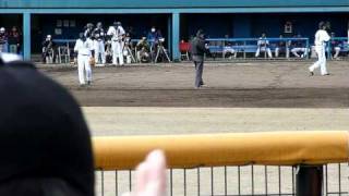 20110303平塚 ロッテOP戦3回表応援