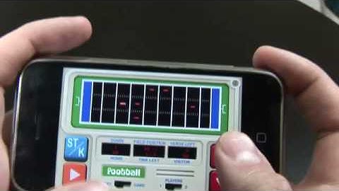 LED Football for the iPhone and iPod Touch Video Review