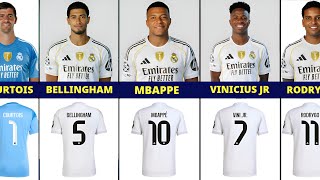 Real Madrid 2025/26 All Squad & Jersey Numbers Update 😱 | Full Team Lineup 🔥