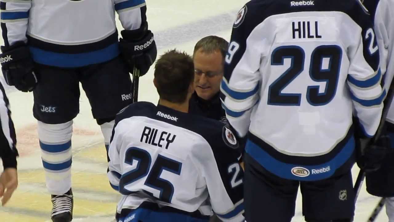 St. John's Ice Caps #25 Blair Riley vs Tyler Randell  Knocked Out in FIGHT