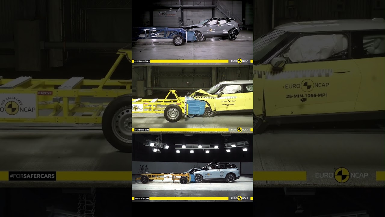 The Ultimate Crash Test Comparison - VOLVO EX30 vs MINI COOPER E vs NIO EL6