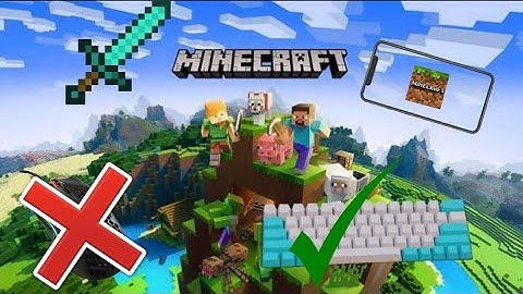 How To Play Minecraft Pocket Edition With Only Keyboard (No Mouse No Usb Hub Needed)