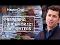 Preparing A Baby Back Ribs Lunch For 121 Firefighters! | MasterChef Canada | MasterChef World