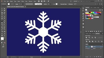 How to Draw a Snowflake in Adobe Illustrator /6