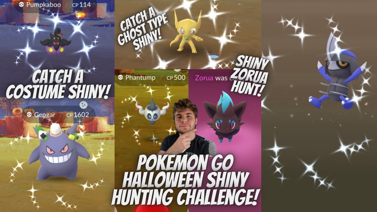 ✨Shiny Zorua CAUGHT! Shiny Costume Gengar, XXL Shiny Pumpkaboo and More In  Pokemon Go!✨ 