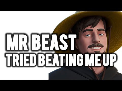 Mr Beast Tried Beating Me Up In Fortnite