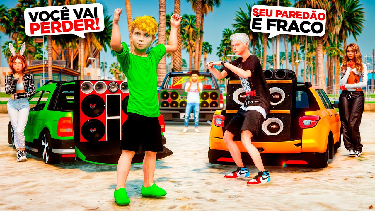 CRIANÇA LEVA MINI SAVEIRO PRA COMPETIÇÃO DE SOM! SERÁ QUE VENCEU?😱 (GTA 5)