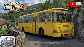 Realistic Classic Liaz 677 Bus Drive on Narrow Roads! | ETS2 Bus Passenger Drive screenshot 3