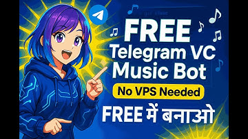 How to Make a FREE Telegram VC Music Bot in 2025 #telegrammusicbot #telegram #free #telegrambot #new