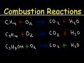 Combustion Reactions and Balancing Hydrocarbon Equations