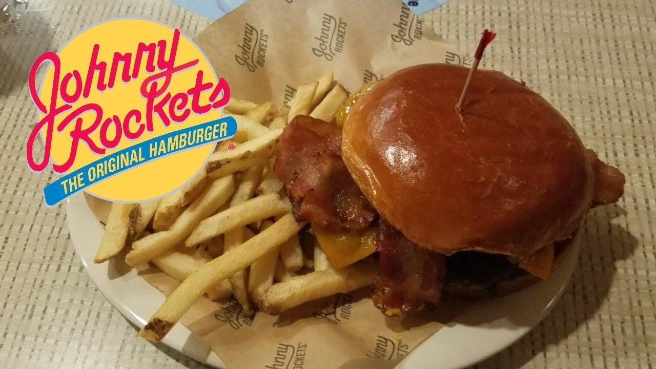 Johnny Rockets Smoke House Single Burger