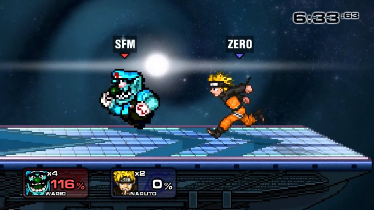 Zero Ssf2 SSF2 Matches: 1smash18 (Wario) vs Zero_OR (Naruto) - 2014 - YouTube