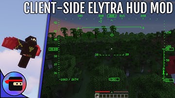 FlightHUD: BEST Mod for Using ELYTRAS | Minecraft Mod Tutorial