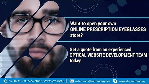 Prescription Eyeglasses Website Development Services | SoftProdigy