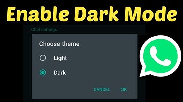 How to Enable Dark Mode on Whatsapp for Android & Ios(New Update-2020)