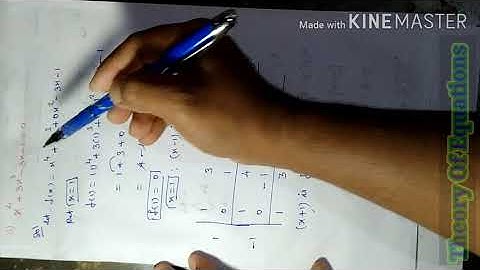 #12Thstd Maths#Theory Of Equations-Exercise: 3.5. QN:5(ii)
