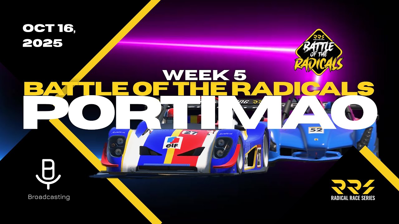 RRS Battle of the Radicals - 2025 Season 4 - Week 5 - Portimão