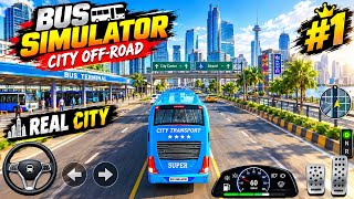 বাস সিমুলেটর সিটি অফ-রোড 🚌🔥 | #১ রিয়েল সিটি বাস ড্রাইভিং গেম 😱 screenshot 3