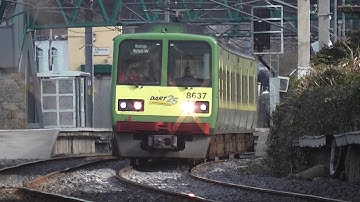 Irish Rail 8520 Class DART Train number 8637 - Seapoint Station
