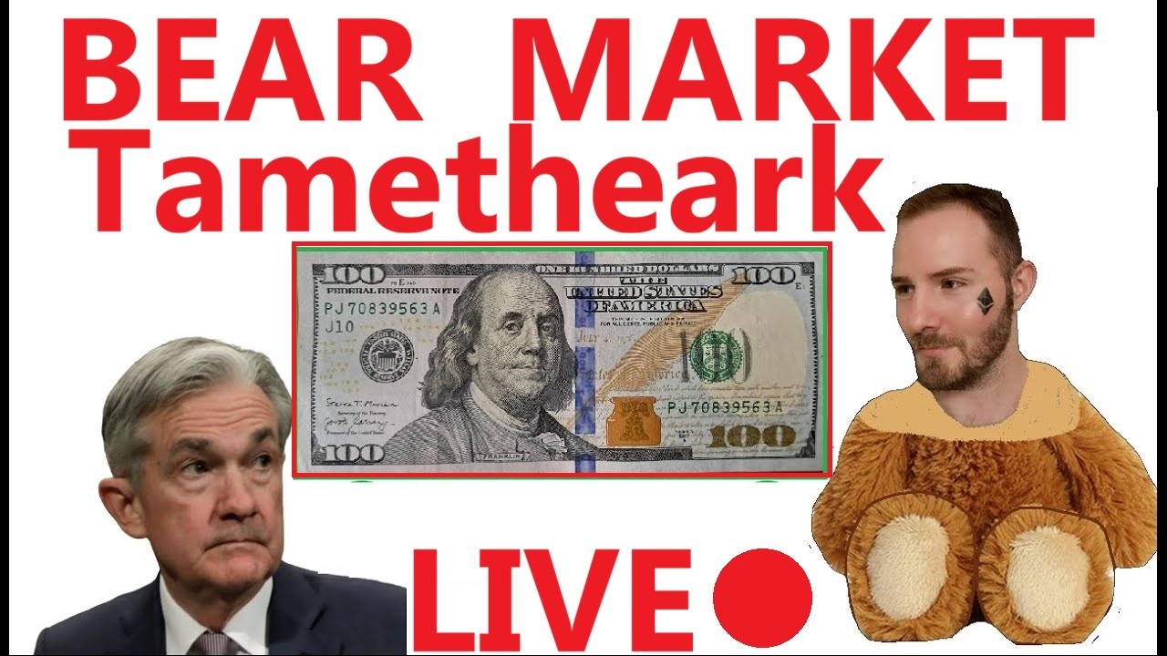 Gamestop to $100 During Crypto Bear Market - Bitcoin Crashes while Gamestop Pumps! Tametheark LIVE