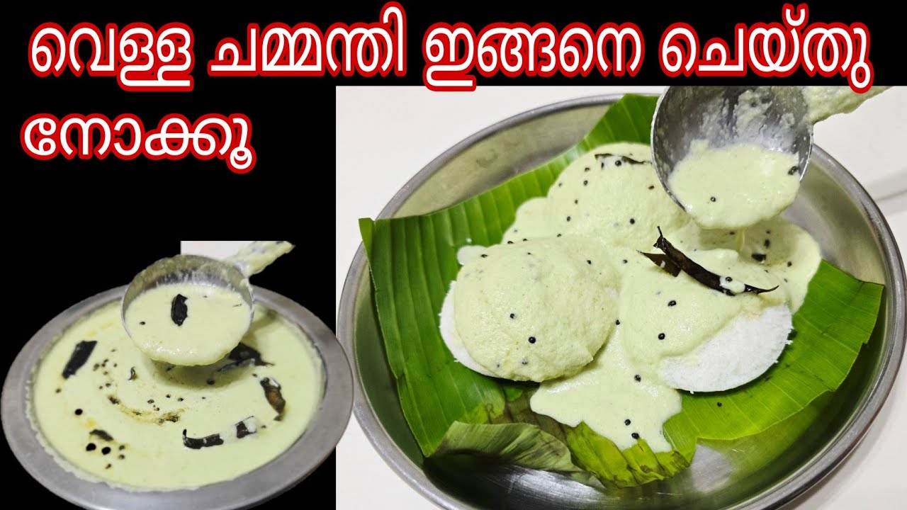 ചമ്മന്തി ഇതാണെങ്കില്‍ എത്ര ഇഡ്ഡലി ദോശ  കഴിച്ചുന്നറിയില്ല|Chutney recipe in Malayalam|Coconut chutney