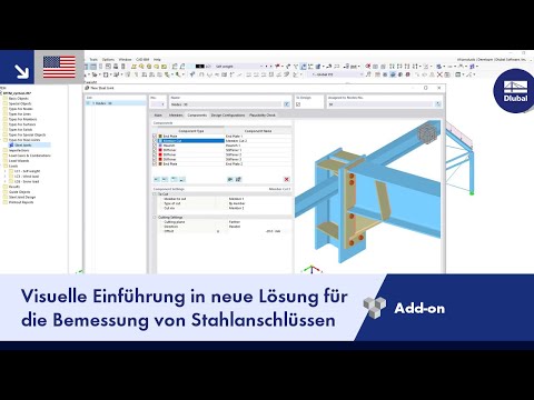 [EN] Visuelle Einführung in die neue Lösung zur Bemessung von Stahlanschlüssen in RFEM 6