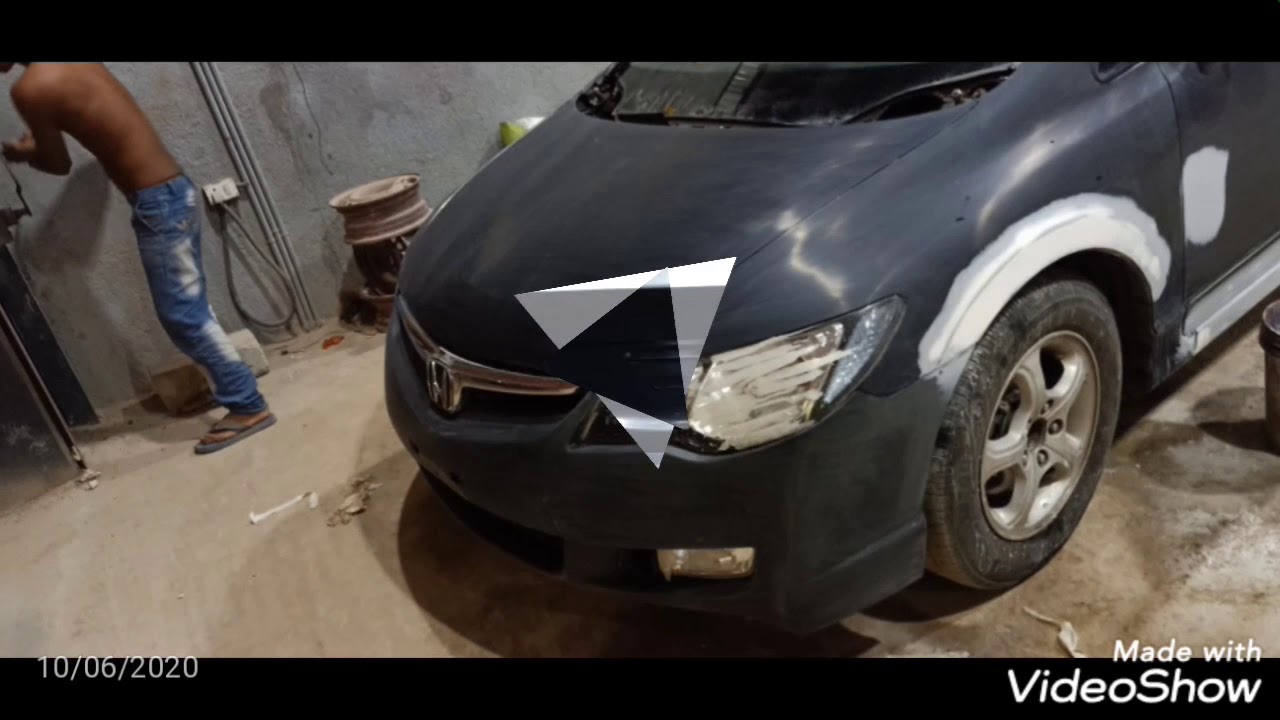 Full body car spray painting Honda accord YouTube