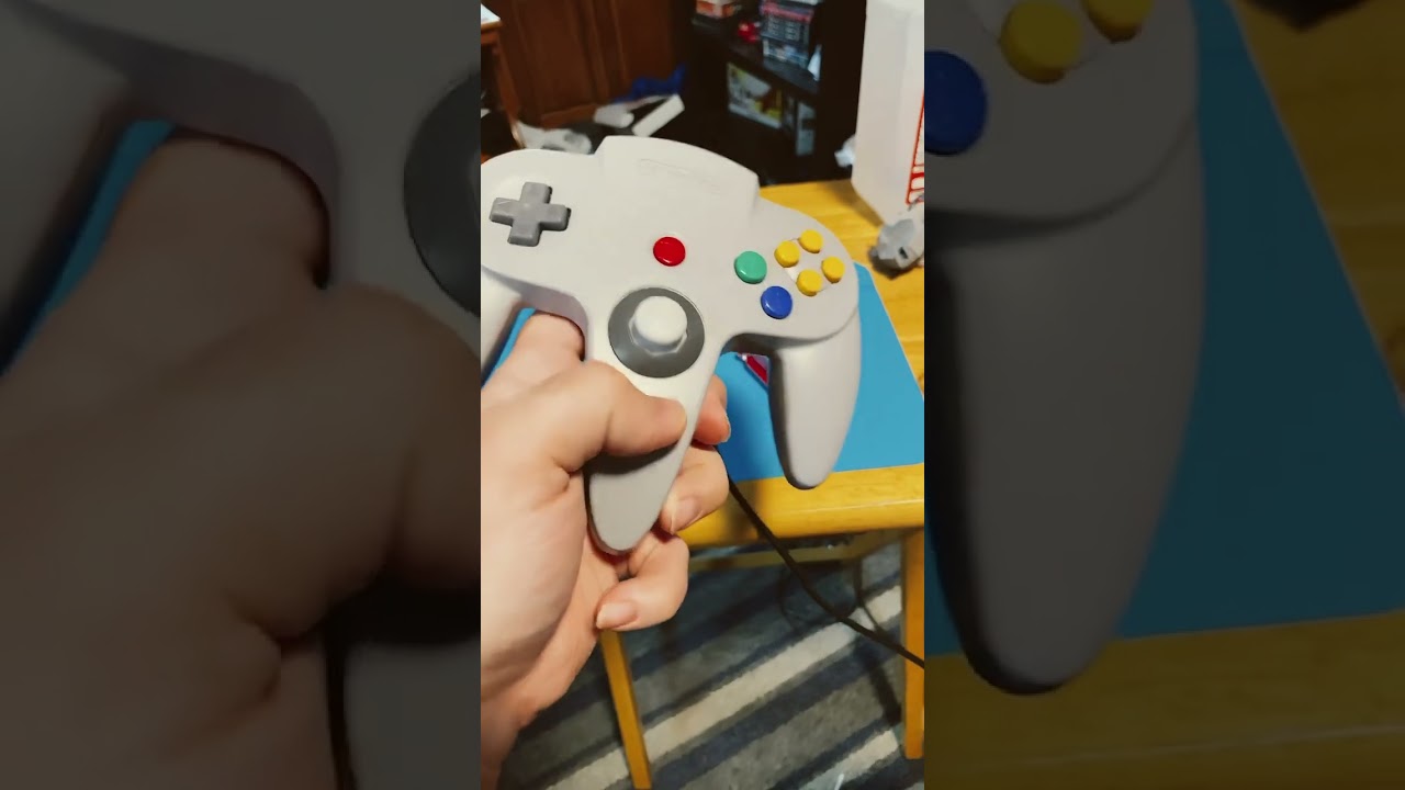 New joystick replacement for n64 controller, thanks 8bitdo!!!