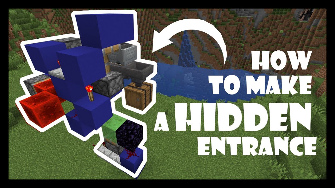 How to make a SECRET underground entrance and exit - Minecraft 1.18 ...