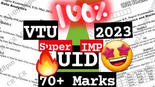 UI M5 Best Video PASS PACK 💯🤩 Sup Imp [+PDF] 🎯2023 Externals 🔥🔥🔥 7SEM CSE #vtu #2023 #UI #18CS734