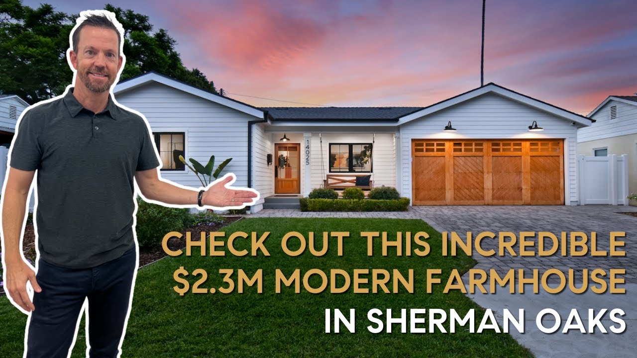$2.3M Stunning Modern Farmhouse in Sherman Oaks