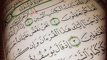 سورة يوسف مكتوبة - مشاري العفاسي