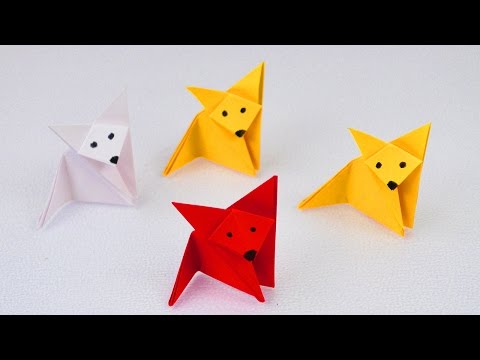 Fuchs Falten | Origami Fox | Super einfach & super niedlich | Bastelidee