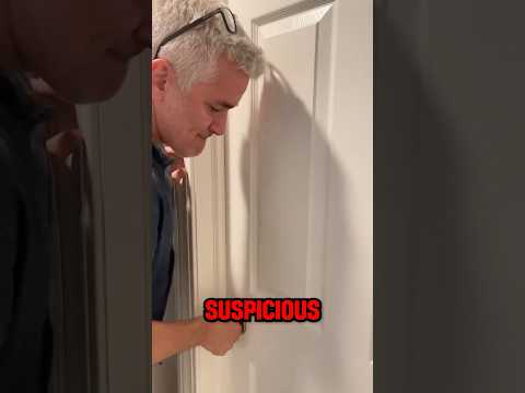 Why his daughter locked the door