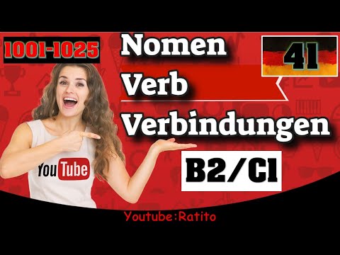 Nomen- Verb- Verbindungen - B2/C1 - 1001-1025 - 🇸🇾🇹🇷🇨🇳🇺🇸🇫🇷🇯🇵🇪🇸🇮🇹🇺🇦🇵🇹🇷🇺🇬🇧🇵🇱🇮🇶...