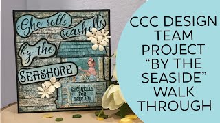 Mini Album Walk Through using By the Seaside Collection from Country Craft Creations | Design Team