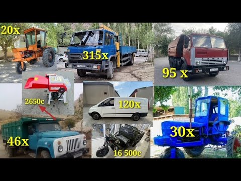 Трактор,Самосвал Камаз Кран,Грузовик Газ 53,Моторолхо Мотоблок Mercedes-Benz
